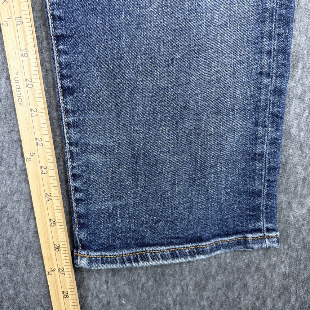 Lucky Brand Jeans Mens 34x27 Blue Medium Wash Cotton Stretch 223 Straight Fit - Picture 13 of 13